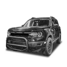 Black Horse MBT-MF712 Max-t Bull Bar Textured 21-24 Ford Bronco Sport. Fixed Price $344.25.