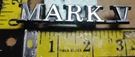Lincoln Continental Mark V Circa 1978 Emblem D7LB 6542550 Aa (5600. Fixed Price $10.00.