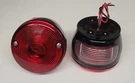 Pair Dietz 4" Steel Body Tail Lights W/ Universal Slotted Mounting Brackets Usa. Fixed Price $50.00.