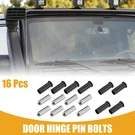 16 Pcs Door Pin Guides & Hinge Liners Kit For Jeep Wrangler 2007-2021. Fixed Price $17.29.