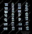 1961-65 Lincoln Fender & Quarter Peak Molding Clips New (set Of 28). Fixed Price $99.98.