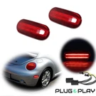 For Volkswagen Beetle 1998-2005 Led Side Marker Parking Light Rear Red Lens 2PCS. Fixed Price $29.99.