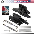 Billet Hood Hinge Kit Pair Left And Right Side Ford Mustang 1967-1969 Black. Fixed Price $175.99.
