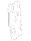 Genuine Ford Body A-pillar Reinforcement FL3Z-1502542-C. Fixed Price $232.94.