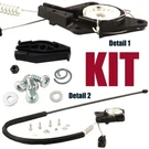 Kit Rear Left Driver Window Regulator Repair Fit Vw Beetle Convertible 1Y0898291. Fixed Price $19.99.