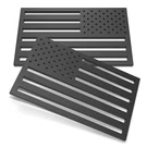 2 Pack 3D American Flag Sticker, 4MM Thickness Acrylic Cut-out Usa Car Milita.... Fixed Price $35.92.