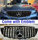 For Mercedes Benz W213 E200 E250 2016-2020 Upgrade Gtr Grille W/emblem. Fixed Price $108.96.
