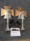 New Pair Right And Left Maltese Style Straight Arm Side View Mirrors !. Fixed Price $39.99.