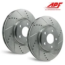 Rear Zinc Drilled/slot Brake Rotors For Dodge Charger SRT-8 2006-2020. Fixed Price $358.33.