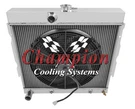 Row Western Champion Radiator W/ 16" Fan For 1963 64 65 66 1967 Plymouth Fury. Fixed Price $452.60.
