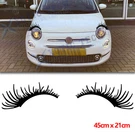 Funny Car Headlight Eyelash Sticker Eyebrow Decal For Porsche Vw Beetle Fiat. Fixed Price $10.99.