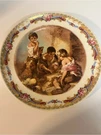 Vintage 1960 Limoges Street Urchin Reproduction Plate,beautiful Hand Painted. Fixed Price $30.00.