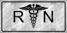 Smart Blonde Rn Metal Novelty License Plate 6" X 12". Fixed Price $14.99.