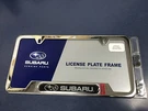 Genuine Steel License Plate Frame SOA342L127 "subaru" Logo Oem New. Fixed Price $38.67.