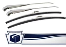 1971 1972 Ford F-250 Truck Polished Stainless Windshield Wiper Arms & Blades. Fixed Price $69.95.
