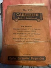 52 53 Chrysler V8 Desoto Carter Carburetor Gasket 901S 908S 911S 1826432. Fixed Price $13.02.