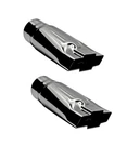 Jones 2.5" Chevrolet Bow Tie Stainless Steel Exhaust Tip JCB212-SS (pair). Fixed Price $70.00.