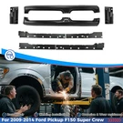 2009-2014 Ford F150 Super Crew Rocker Panels Cab Corners Inner&outer Set. Fixed Price $439.99.