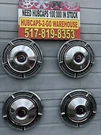 1968 Chevrolet Chevelle Rare 14 Original Full Hubcaps Set Red /black Accents. Fixed Price $135.00.