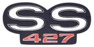 Jegs 90390 Ss 427 Grille/rear Panel Emblem 1966 Chevy Chevelle (grille &. Fixed Price $65.99.