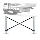 X-brace Stabilizer Rear Cross Stand Mounting Bracket Compatible With Rv Trave.... Fixed Price $133.99.