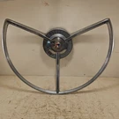Used 1959 Ford Complete Steering Wheel Horn Chrome Fomoco 2701133. Fixed Price $49.80.