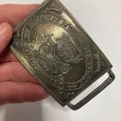 Henry Ford Detroit Record Year Model Automobiles Vtg Belt Buckle Pc 2020340010. Fixed Price $8.40.