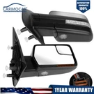 Pair Mirrors Power Heated Chrome Ford 2004-14 F-150 Puddle Turn Signal Light. Fixed Price $207.97.