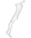 Genuine Nissan Body D-pillar G7651-4BAMA. Fixed Price $442.36.