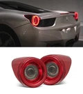 Fit 10-15 Ferrari 458 Alpharex Nova-series Prismatic Led Tail Lights (red/smoke). Fixed Price $1785.00.