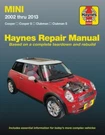 Mini Cooper, S, Clubman & (02-13) Haynes Repair Manual (does No. Fixed Price $30.24.