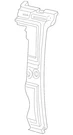 Genuine Ford Body B-pillar 3L5Z-1340476-AA. Fixed Price $69.25.
