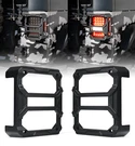 Xprite 2PCS Rear Tail Light Guard Cover For Jeep Wrangler Jku 2007-2018. Fixed Price $54.99.