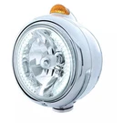 United Pacific 32438 Chrome Guide 682-C Headlight H4 W/ White Led. Fixed Price $243.99.