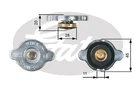 Gates RC133 Sealing Cap, Radiator Acura Bedford Eunos Asia & Ocean. Fixed Price $18.68.