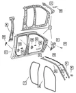 Genuine Mopar Body Side Seal Left 55277191AB. Fixed Price $110.13.