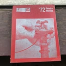 1972 Pontiac Service Manual Oem Gm Dealer Book Firebird Lemans Catalina Original. Fixed Price $74.99.