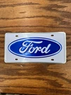 Nos Ford F100 F150 F250 White With Blue Oval Vanity License Plate. Fixed Price $40.00.
