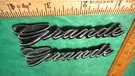 BP60 Ford Mustang Grande Roof Emblems Vintage 1969 #C9ZB6550398. Fixed Price $29.99.