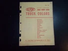 1959 60 61 Truck Manufacturers Dupont Paint Chip Samples Gm Dodge Ford Chevrolet. Fixed Price $19.95.