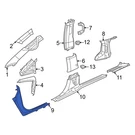 For Chrysler Pacifica 2017-2024 5RH87PD2AF Center Left Door Sill Plate. Fixed Price $146.31.