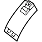 New Genuine Mercedes-benz Wheel House Covering 2468840222 / 246-884-02-22 Oem. Fixed Price $31.90.