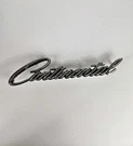 Lincoln C9VB5325622A 1969-1971 Continental Trunk Emblem Script Name Plate Badge. Fixed Price $13.50.