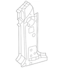 Genuine Mercedes-benz Body A-pillar Reinforcement 167-630-25-04. Fixed Price $810.00.