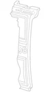Genuine Ford 2003-2011 Ranger Center Pillar Inner Side Panel Left 3L5Z1340477AA. Fixed Price $144.17.