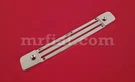 Alfa Romeo Junior Gtv 2ND Series Chrome Heater Lever Face Plate Cover 1969-74. Fixed Price $48.00.