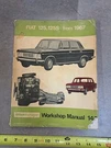 Original Fiat 125, 125S Workshop Manual From 1967 Intereurope. Fixed Price $22.00.