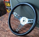Superior 12" Steering Wheel Black Chrome 3-SPOKE 500 Custom Street Hot Rat Rod. Fixed Price $36.50.