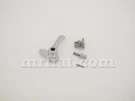 Alfa Spider Left Vent Window Latch Chrome Oem New. Fixed Price $81.00.