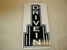 Drive Metal Sign Theater Bar Vintage Style Retro Art Deco Movie Room. Fixed Price $14.95.